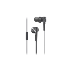 SONY MDRXB55APB.CE7 EXTRABASS IN-EAR HEADPH WITH REMOTE MIC Black