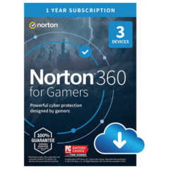 Norton 360 Gamers - 3 apparaten - 1 jaar