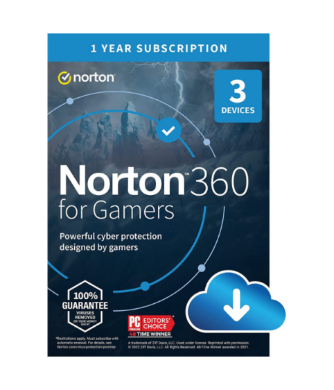 Norton 360 Gamers - 3 apparaten - 1 jaar