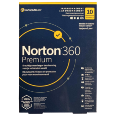 Norton 360 Premium - 10 apparaten - 1 jaar (Digitaal)