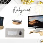 Kerstcadeau: Oakywood houten computer accessoires