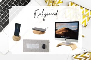 Kerstcadeau: Oakywood houten computer accessoires