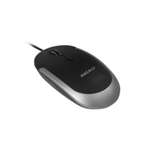 Macally USB-C optical Mouse - zwart
